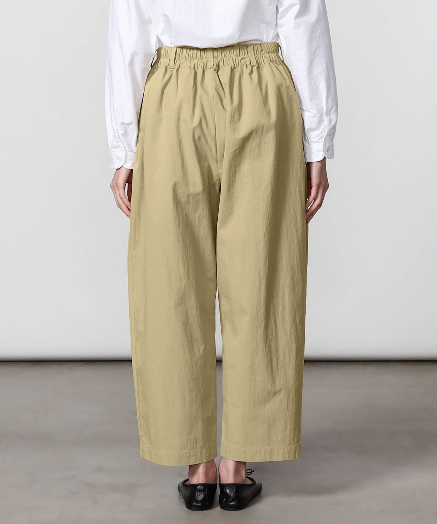 Bshop｜DANTON | コットンナイロンツイル 2タックワイドイージーパンツ