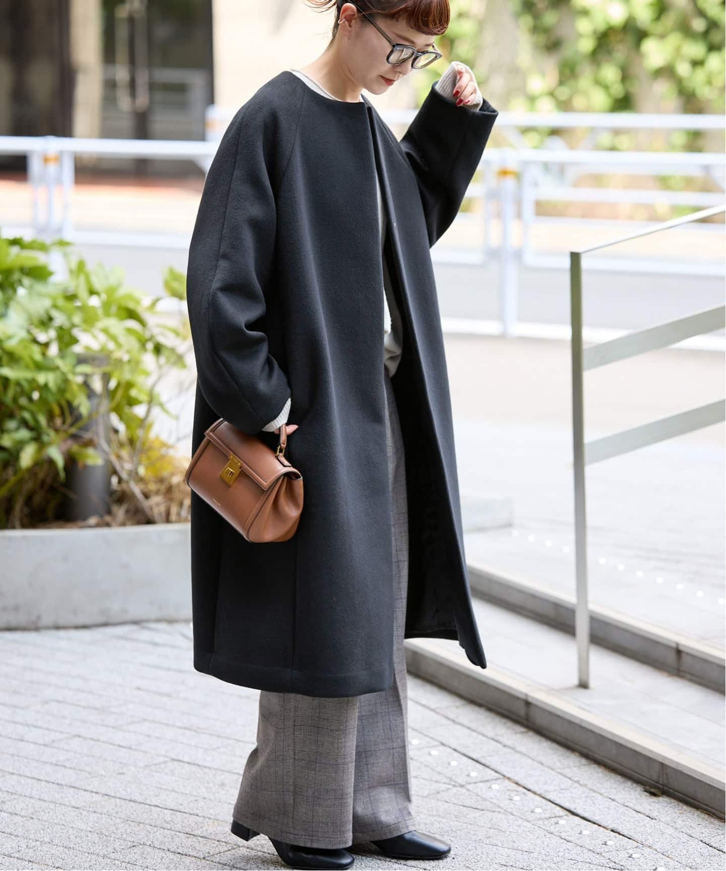 Spick & Span｜S160ビーバーノーカラーコート | Rakuten Fashion(楽天