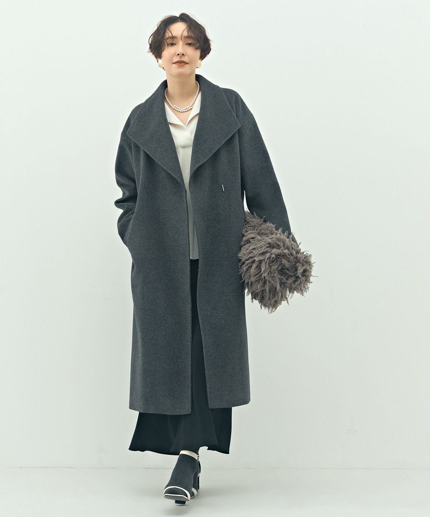 楽天市場】アンゴラ ウール コートの通販