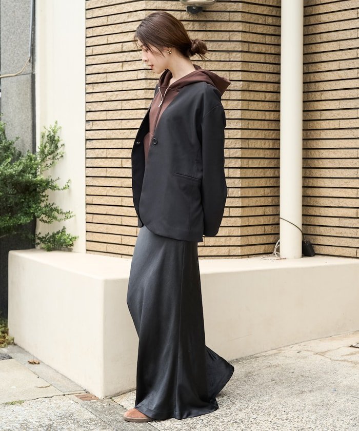 FREAK'S STORE｜ソフトタッチ ツイル ノーカラー ジャケット