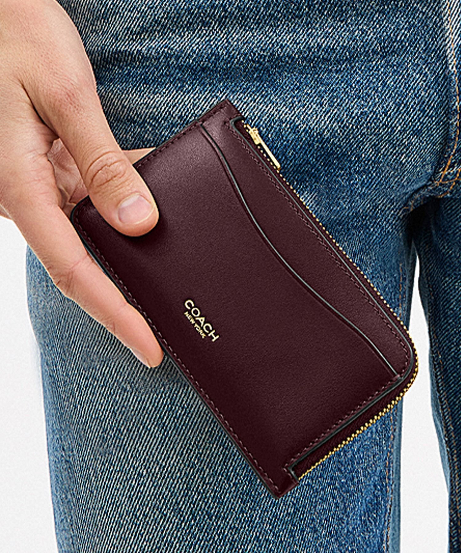 COACH｜【公式】ニューヨーク ジップ カード ケース・カラーブロック