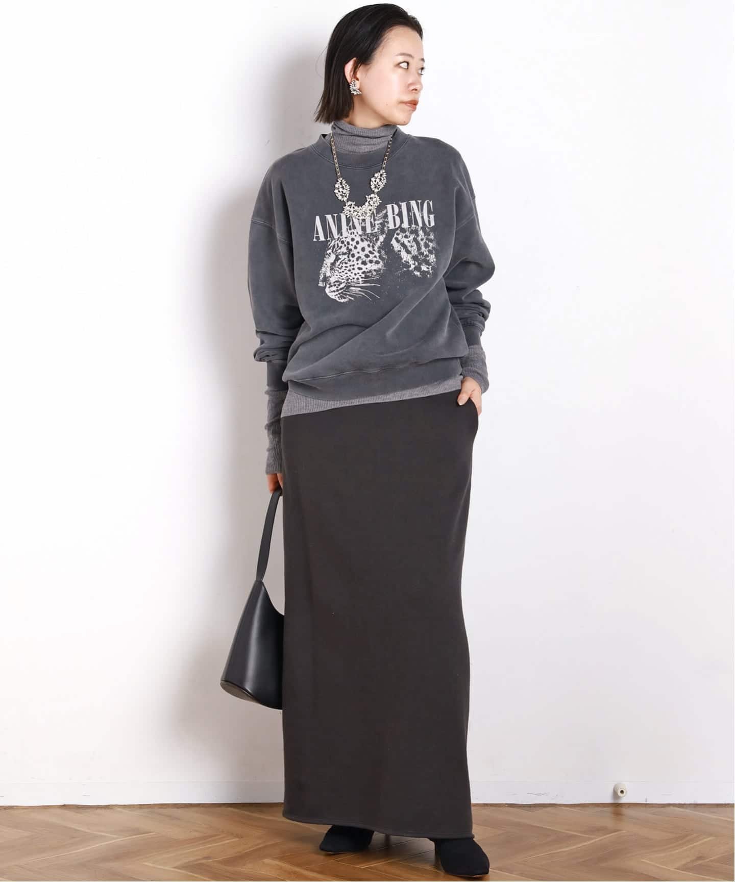 AP STUDIO｜ウールミックススウェットスカート | Rakuten Fashion(楽天