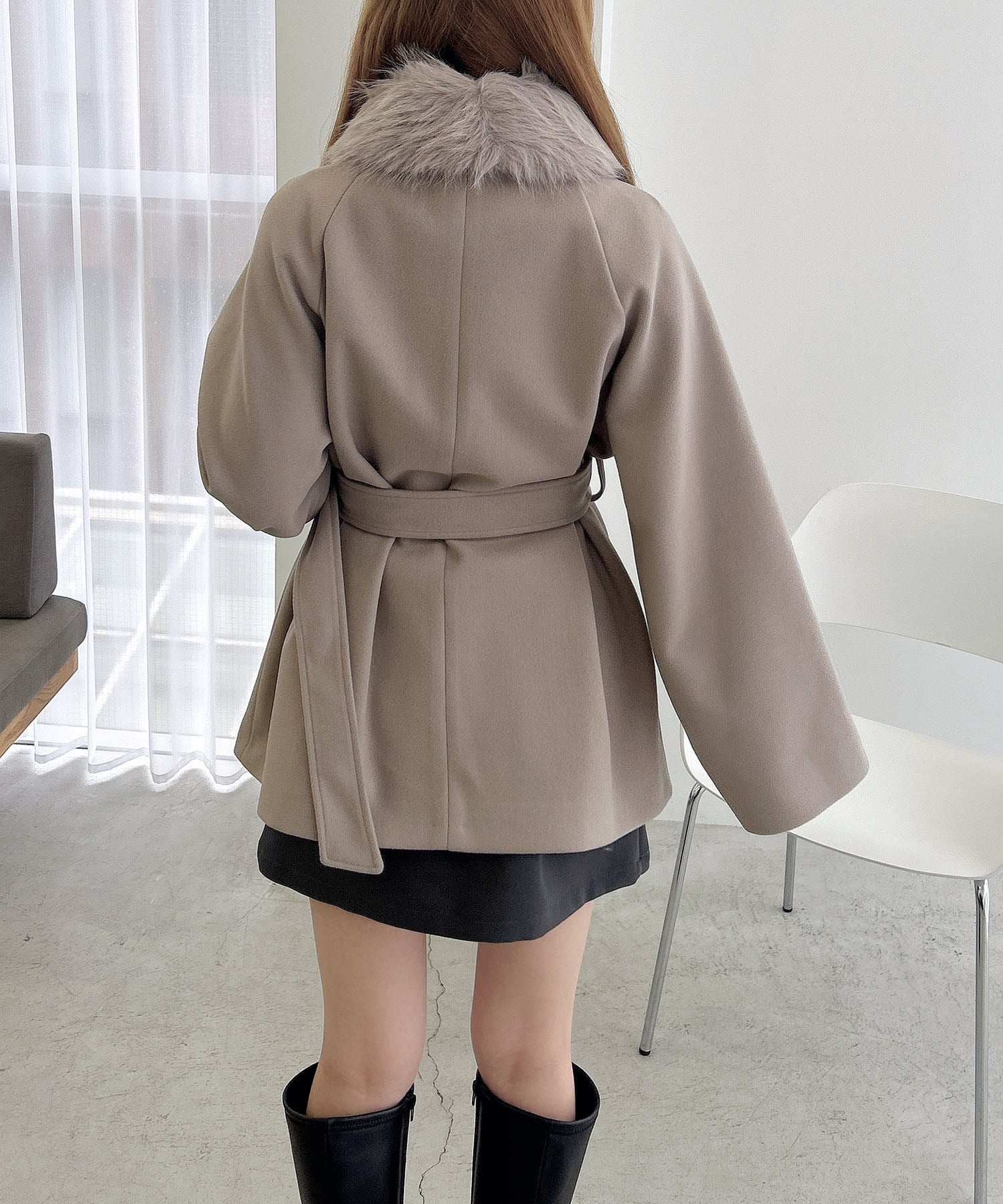 INGNI｜ファー取り外しケープコート | Rakuten Fashion(楽天