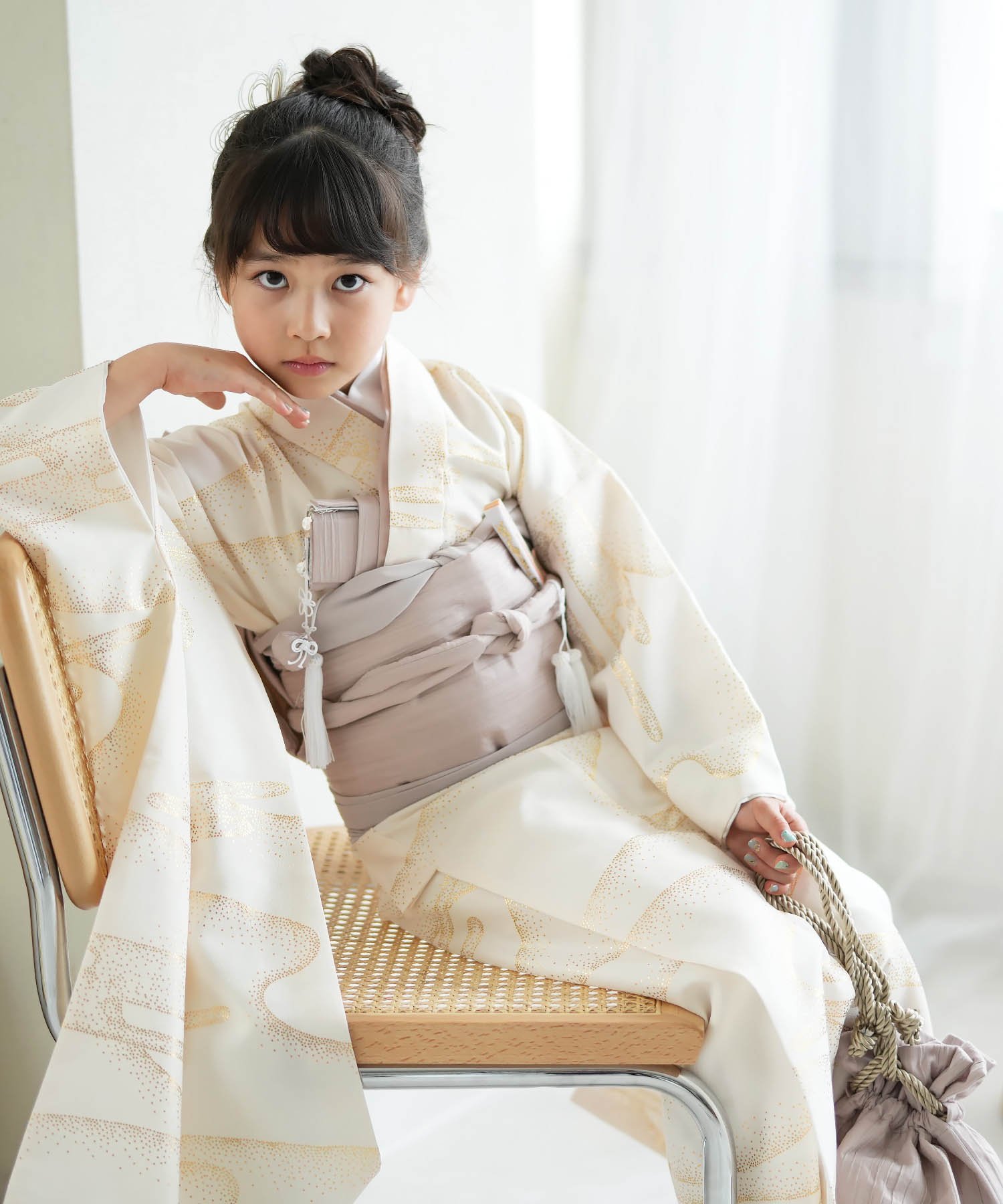 utatane｜ひよこ商店 七五三 着物 7歳 女の子 四つ身 着物セット