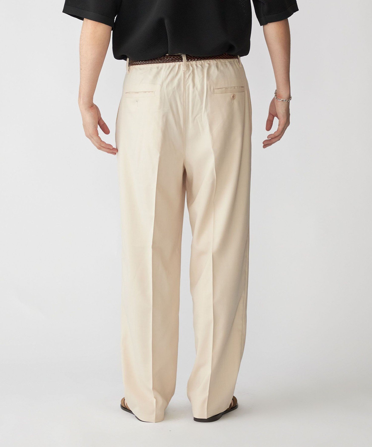 SHIPS｜SHIPS: 2タック ワイド テーパード パンツ | Rakuten Fashion