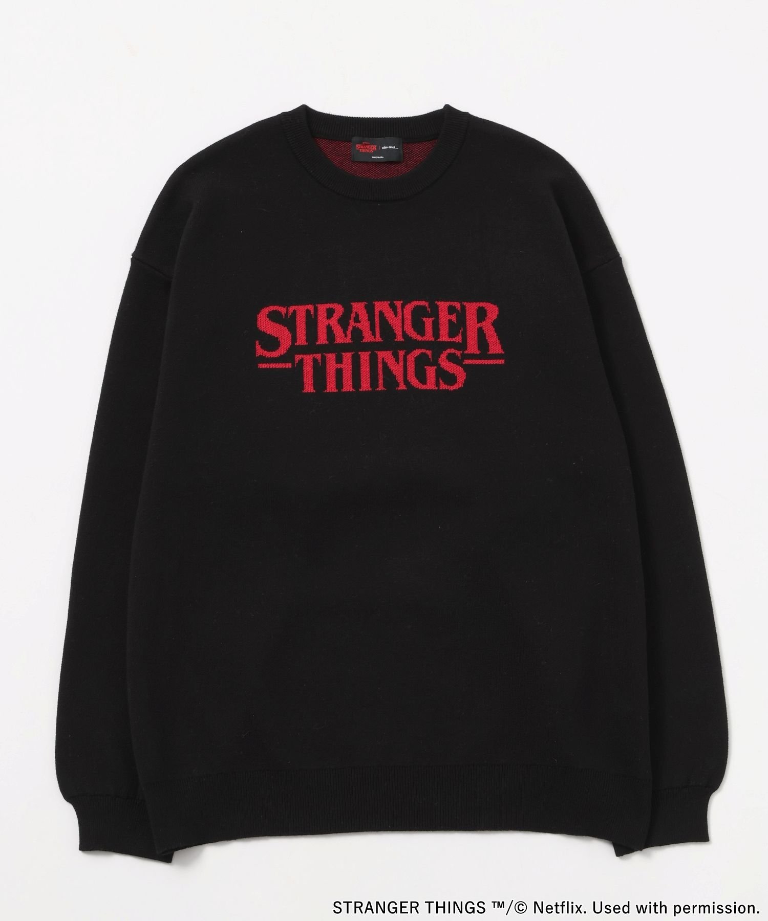 niko and ｜【STRANGER THINGS】コラボジャカードニットプル