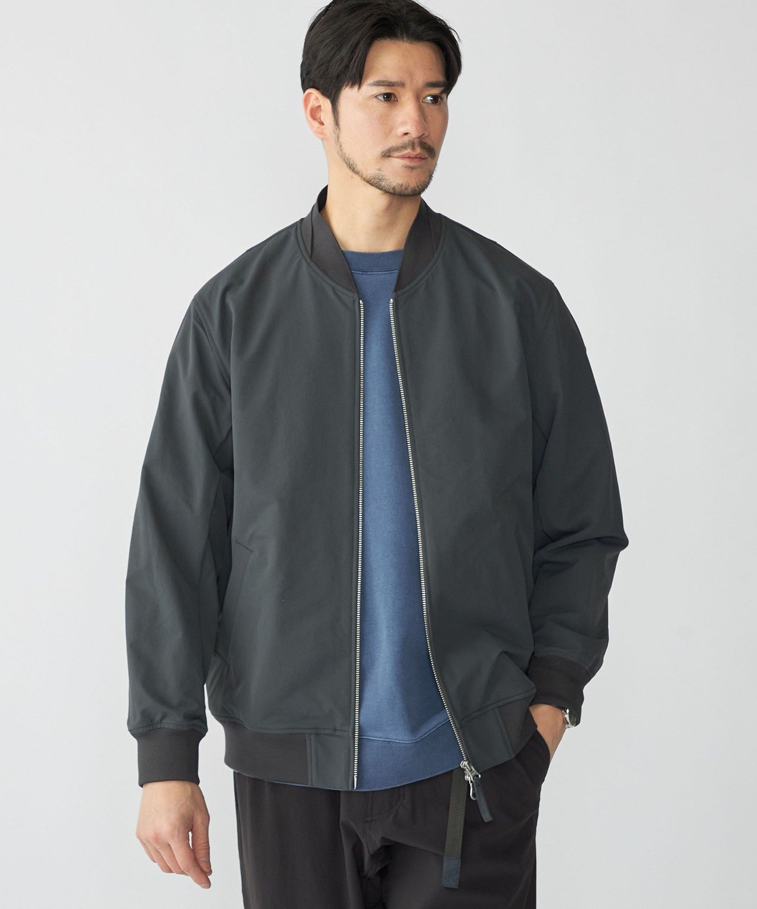 ラッセルノ　ナイロンジップアップジャケット SHIPS｜SHIPS:<撥水加工>CORDURA(R) ナイロン ジップアップ ブルゾン