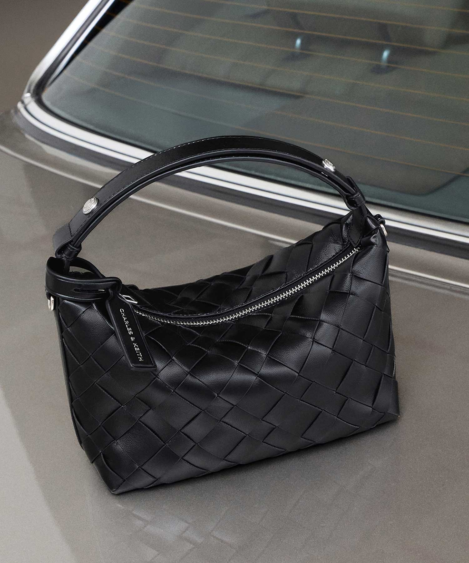 CHARLES & KEITH｜Ivette イヴェット ウーブンショルダーバッグ