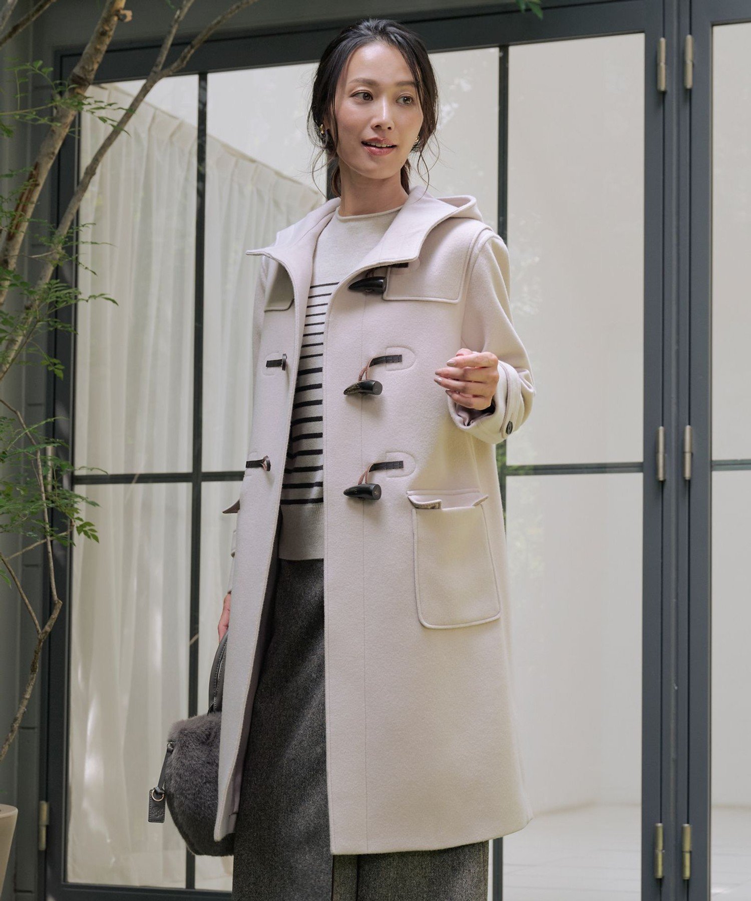 J.PRESS｜Jackal ソフトメルトン ダッフル コート | Rakuten Fashion