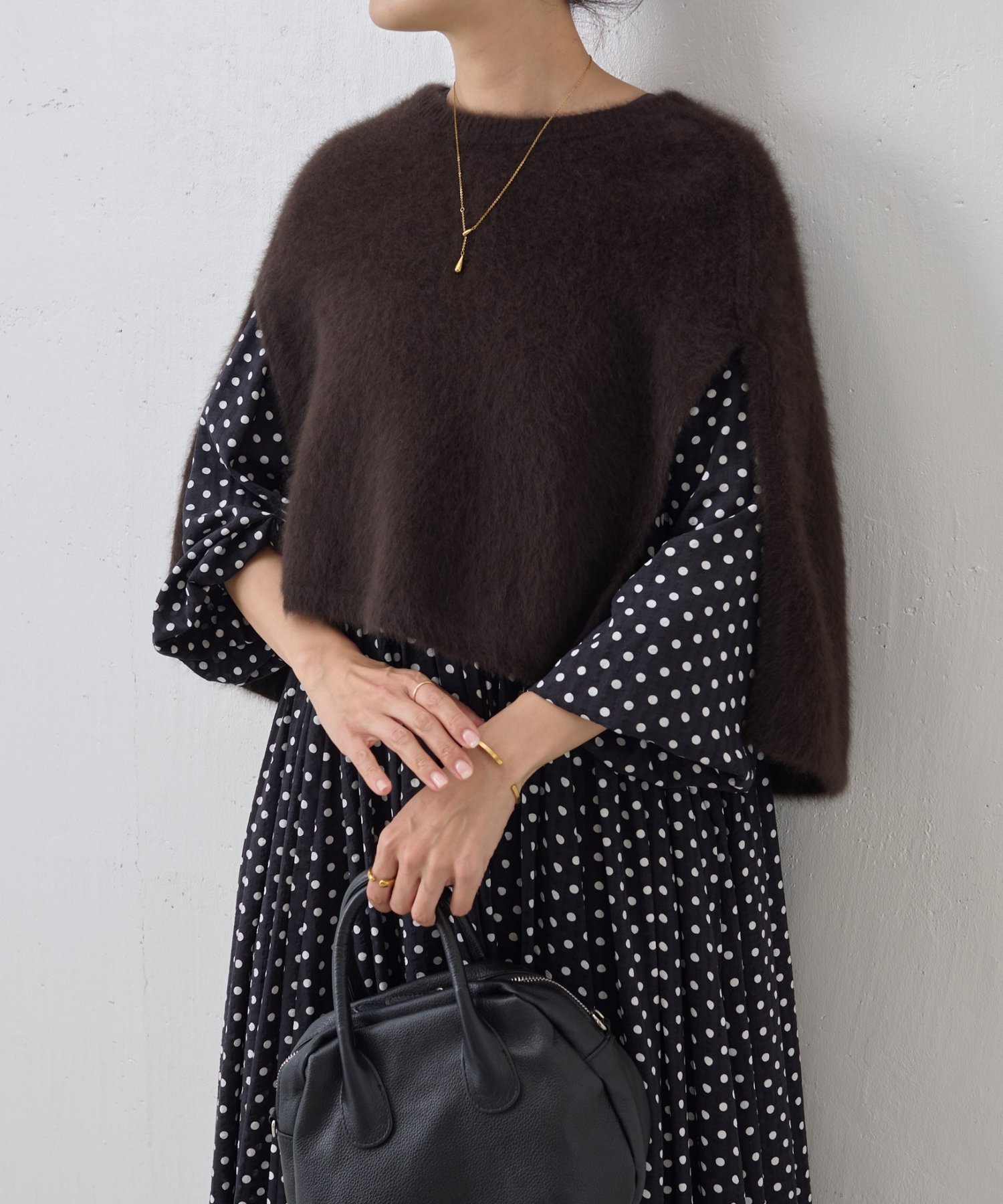 BEARDSLEY｜ファーニットポンチョ | Rakuten Fashion(楽天ファッション