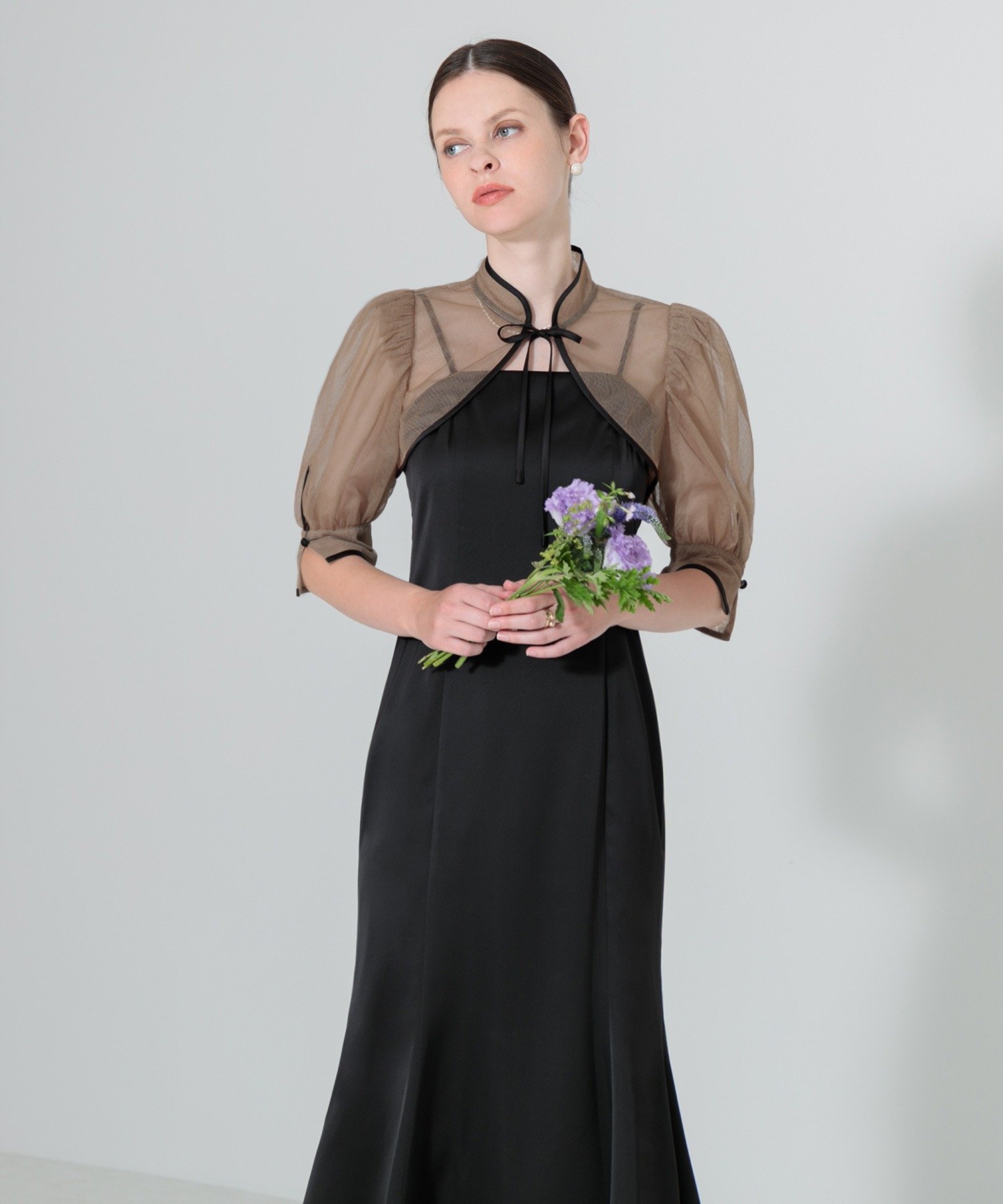 Leja｜LEJA-ショートボレロマーメイドワンピースセットアップロング