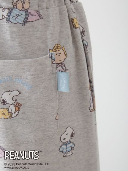 gelato pique｜【PEANUTS】【HOMME】オリジナルアート 総柄ロング