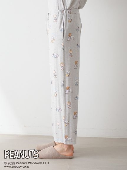 gelato pique｜【PEANUTS】【HOMME】オリジナルアート 総柄ロング