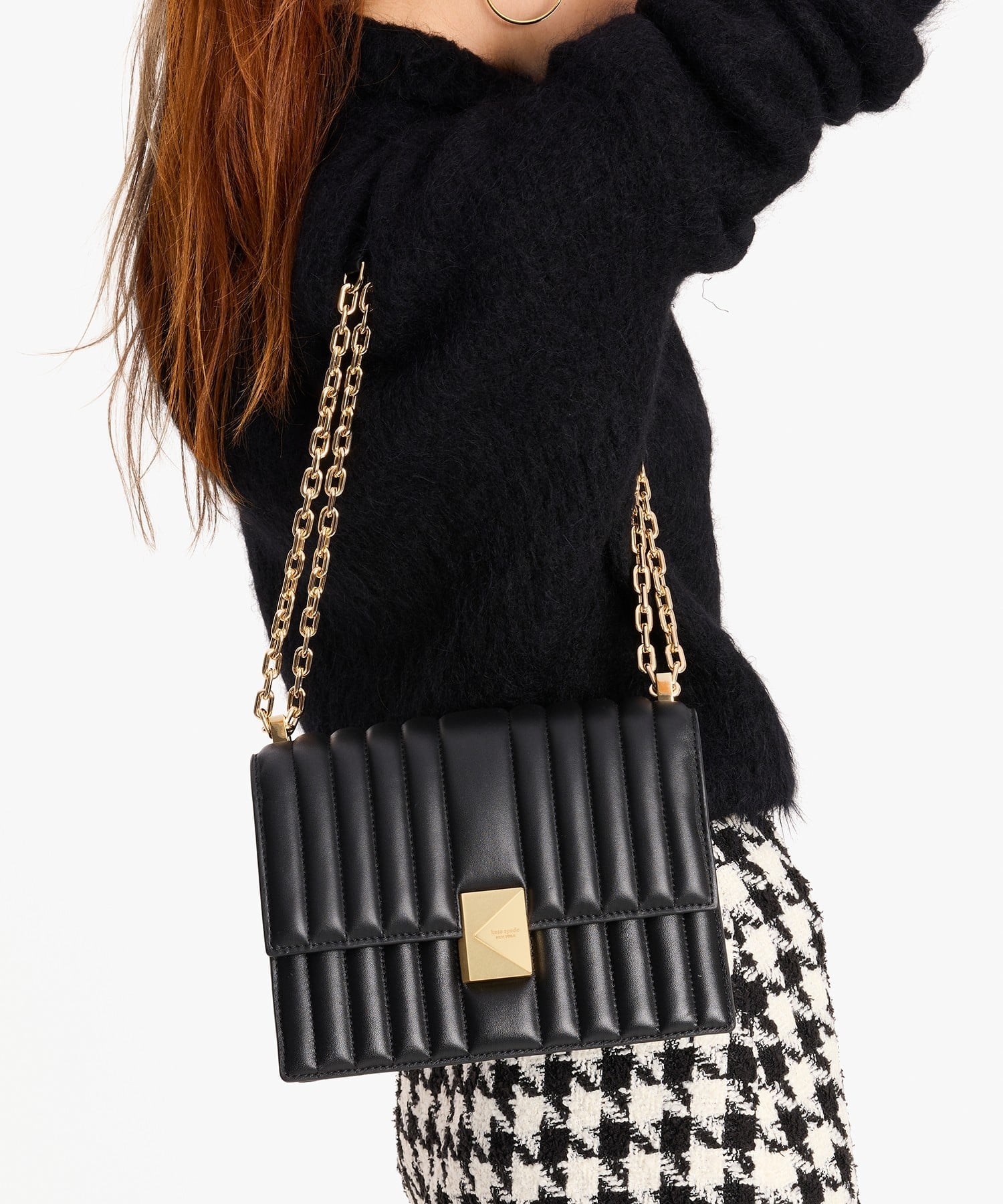 kate spade new york｜【公式】デコ キルテッド チェーン ショルダー