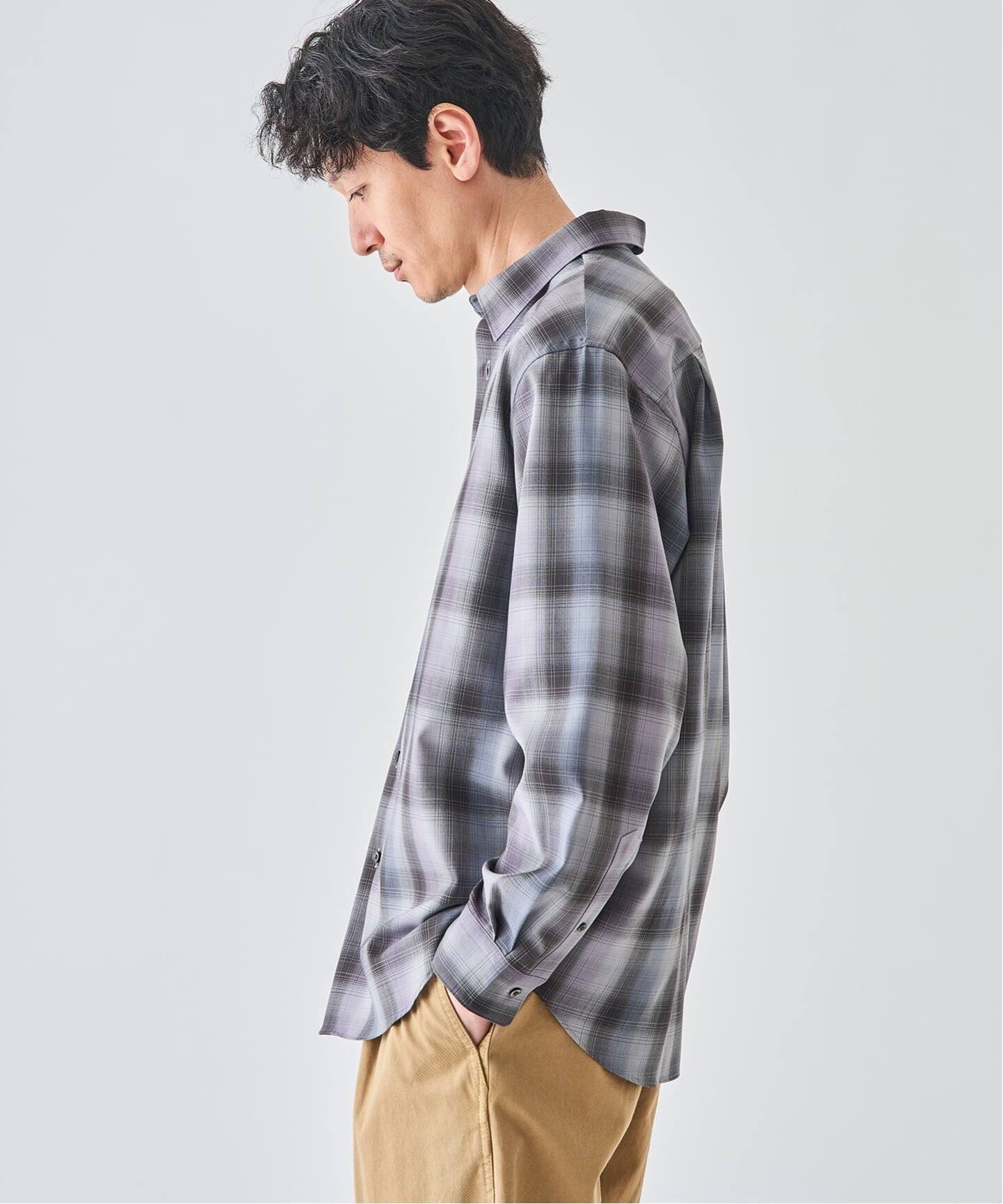 EDIFICE｜SUPER 120's ウール チェック レギュラー シャツ | Rakuten