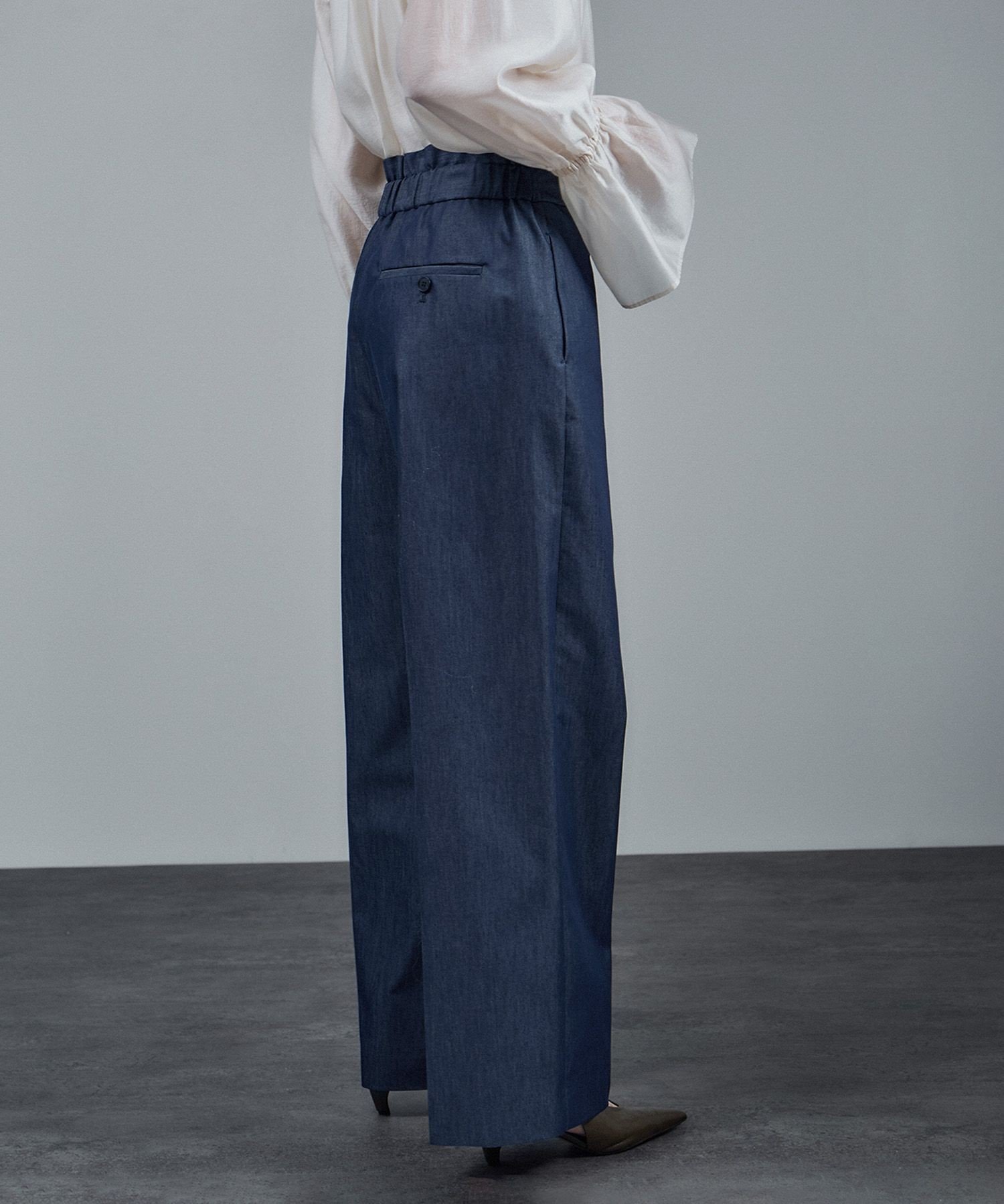 1930-40's Crepier ソルト&ペッパー コットン・パンツ SALON adam et