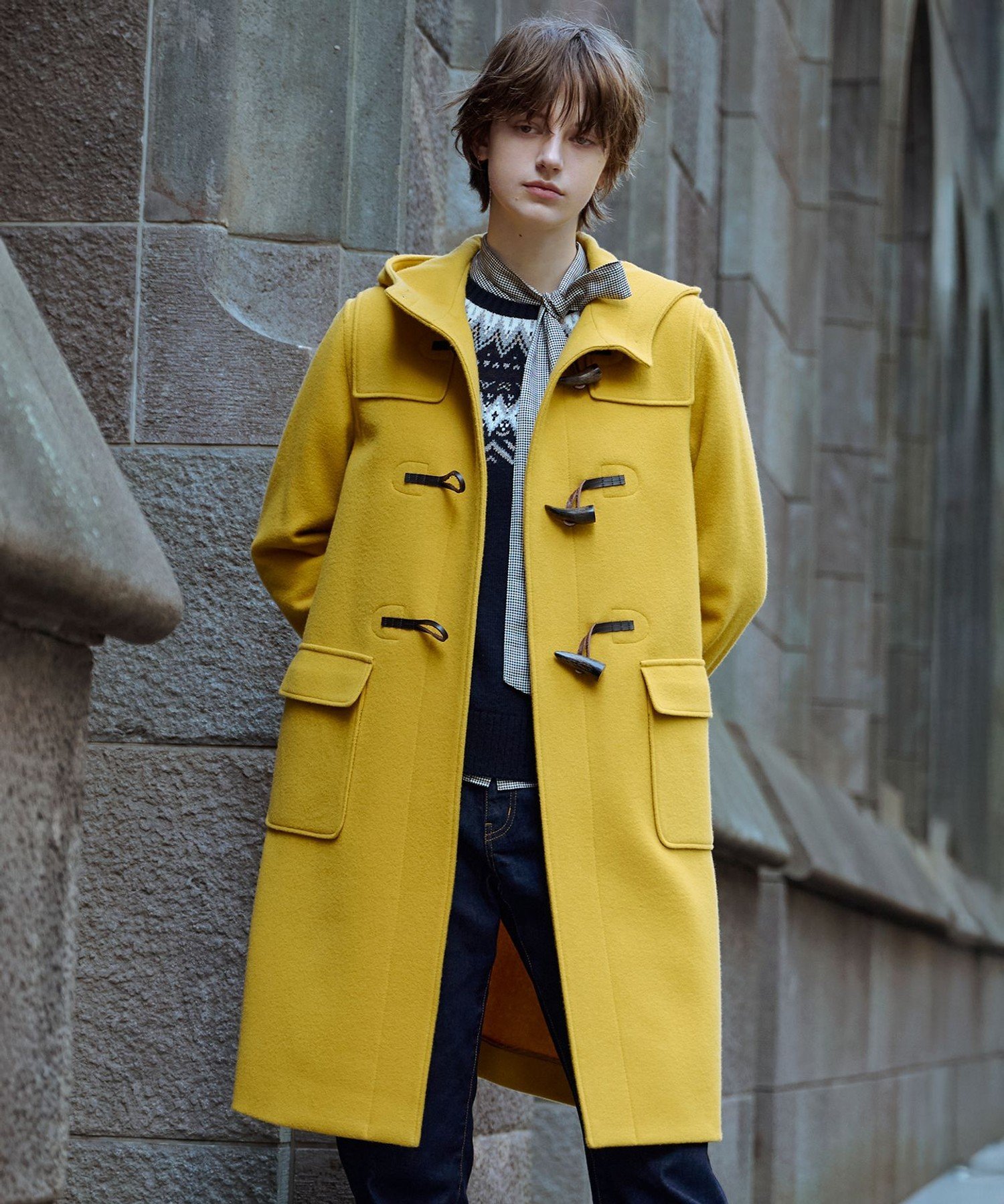 J.PRESS｜Jackal ソフトメルトン ダッフル コート | Rakuten Fashion