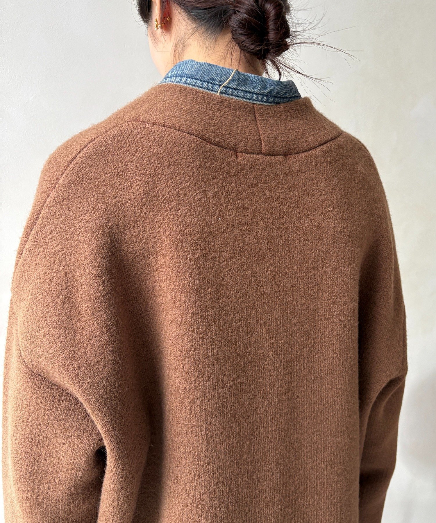 DOUDOU｜ダブルフェイスニットガウン | Rakuten Fashion(楽天