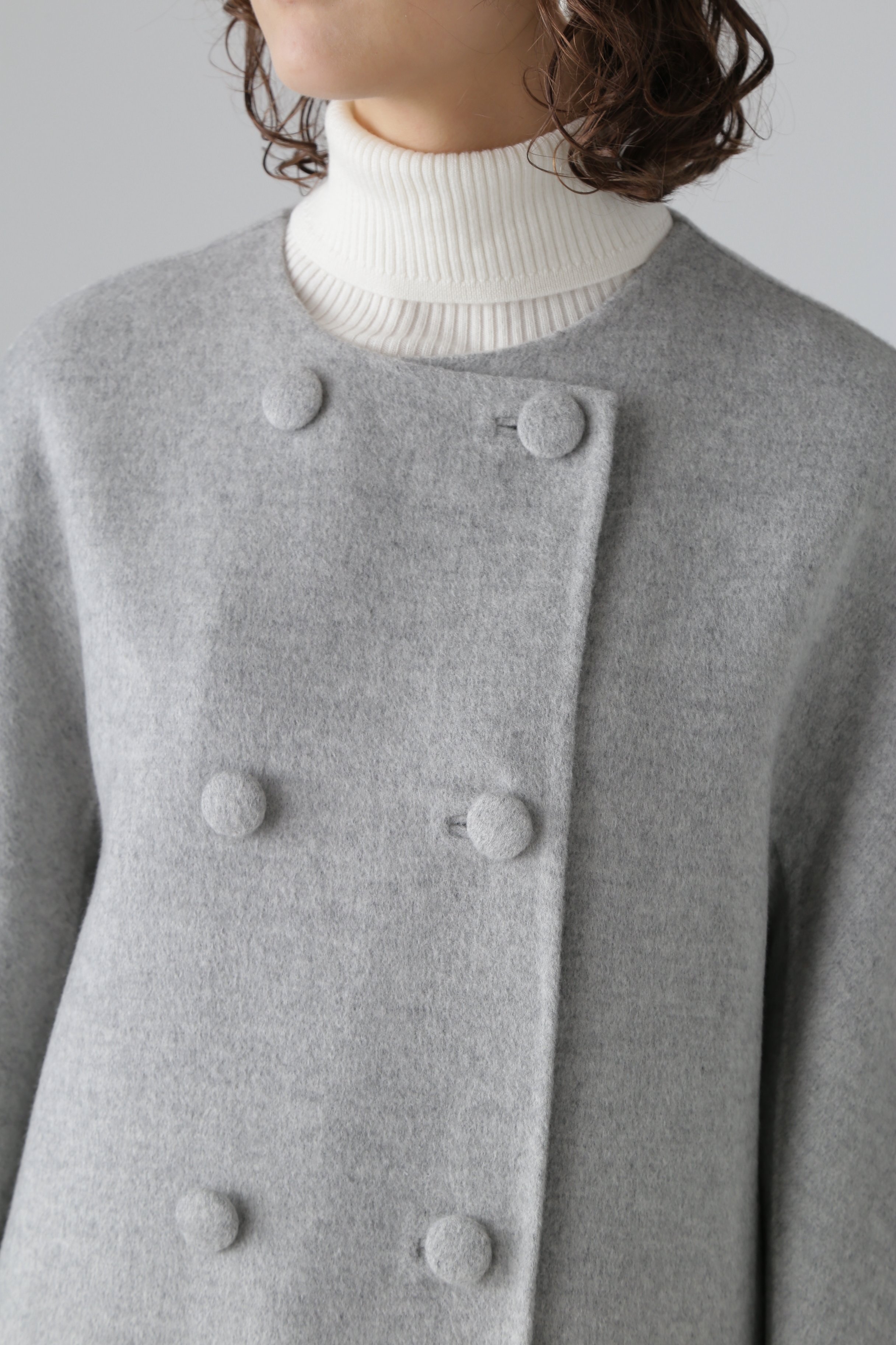 ADORE｜ピュアカシミヤノーカラーコート | Rakuten Fashion(楽天