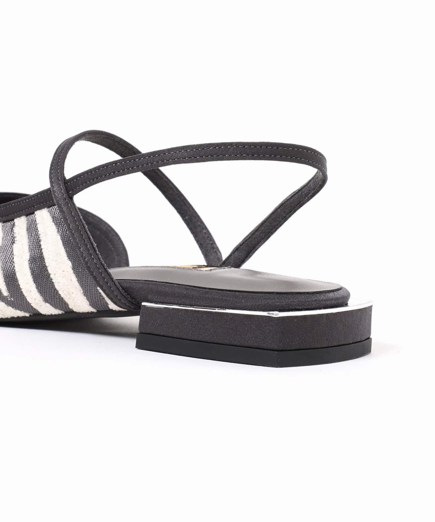 LE TALON｜《予約》GRISEポインテッドコンビストラップスリングバック