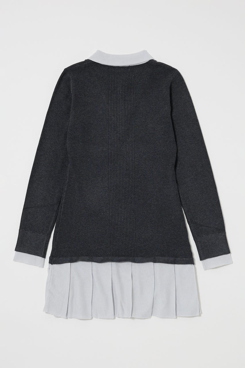 moussy｜LAYERED KNIT ミニドレス | Rakuten Fashion(楽天ファッション