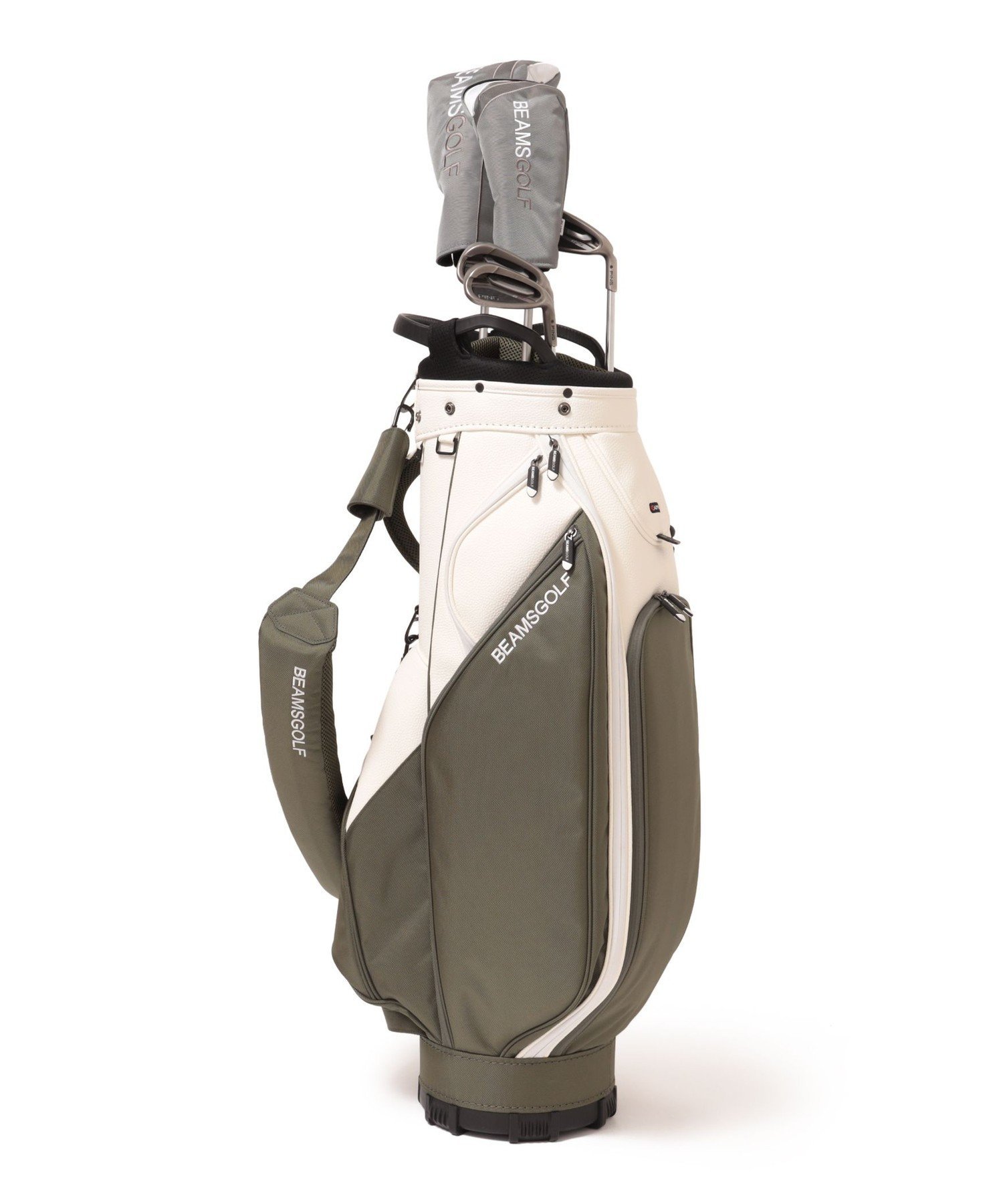 BEAMS GOLF｜バイカラー エイトハーフ キャディバッグ 2 | Rakuten