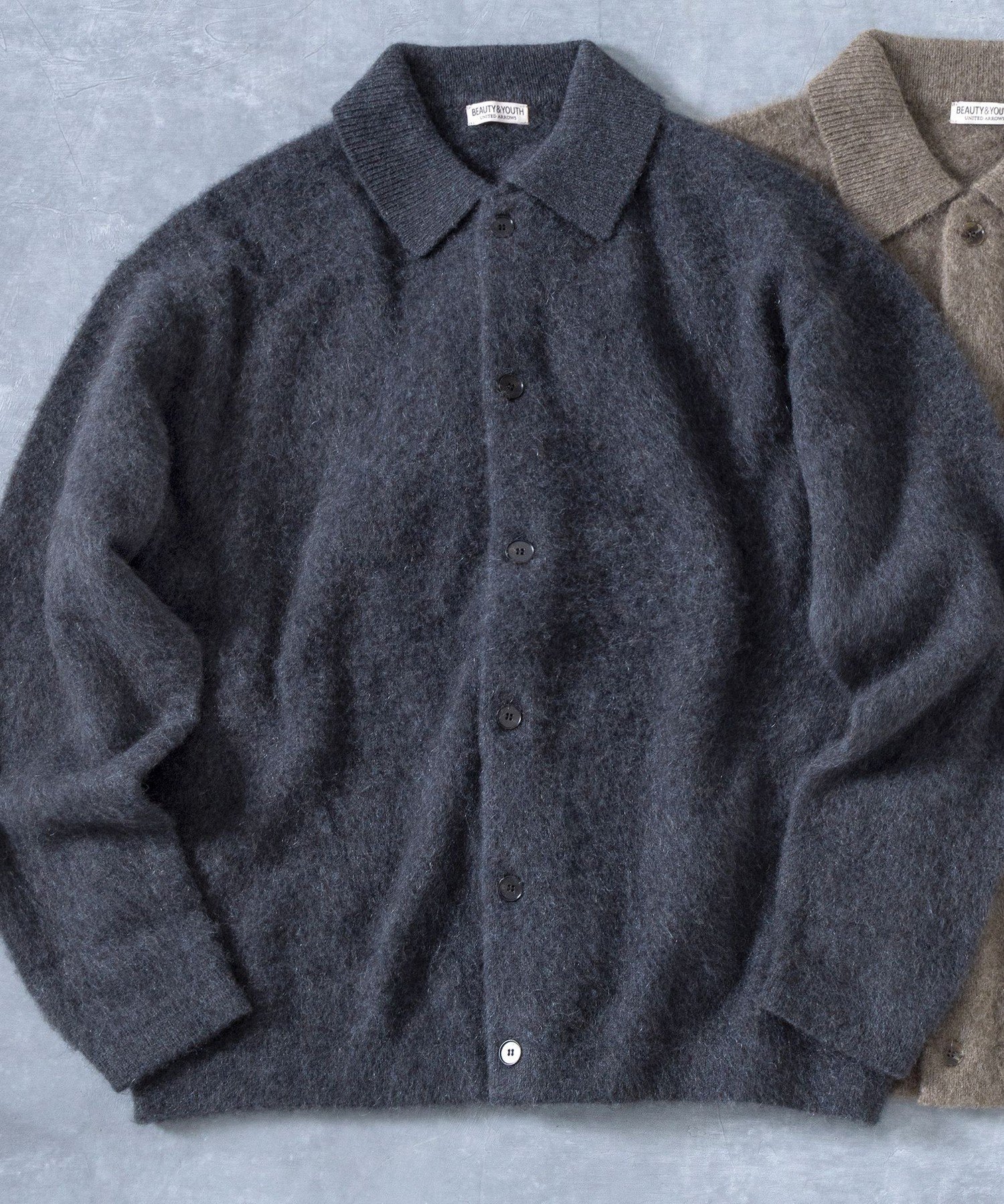 BEAUTY&YOUTH UNITED ARROWS｜ブラッシュド ヤク ニット ジャケット