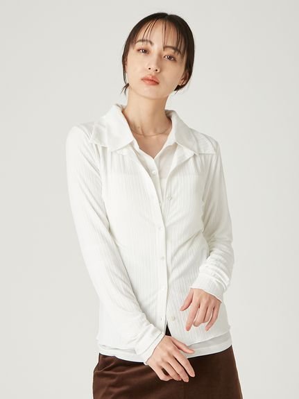 FRAY I.D｜レイヤードポロカットソー | Rakuten Fashion(楽天