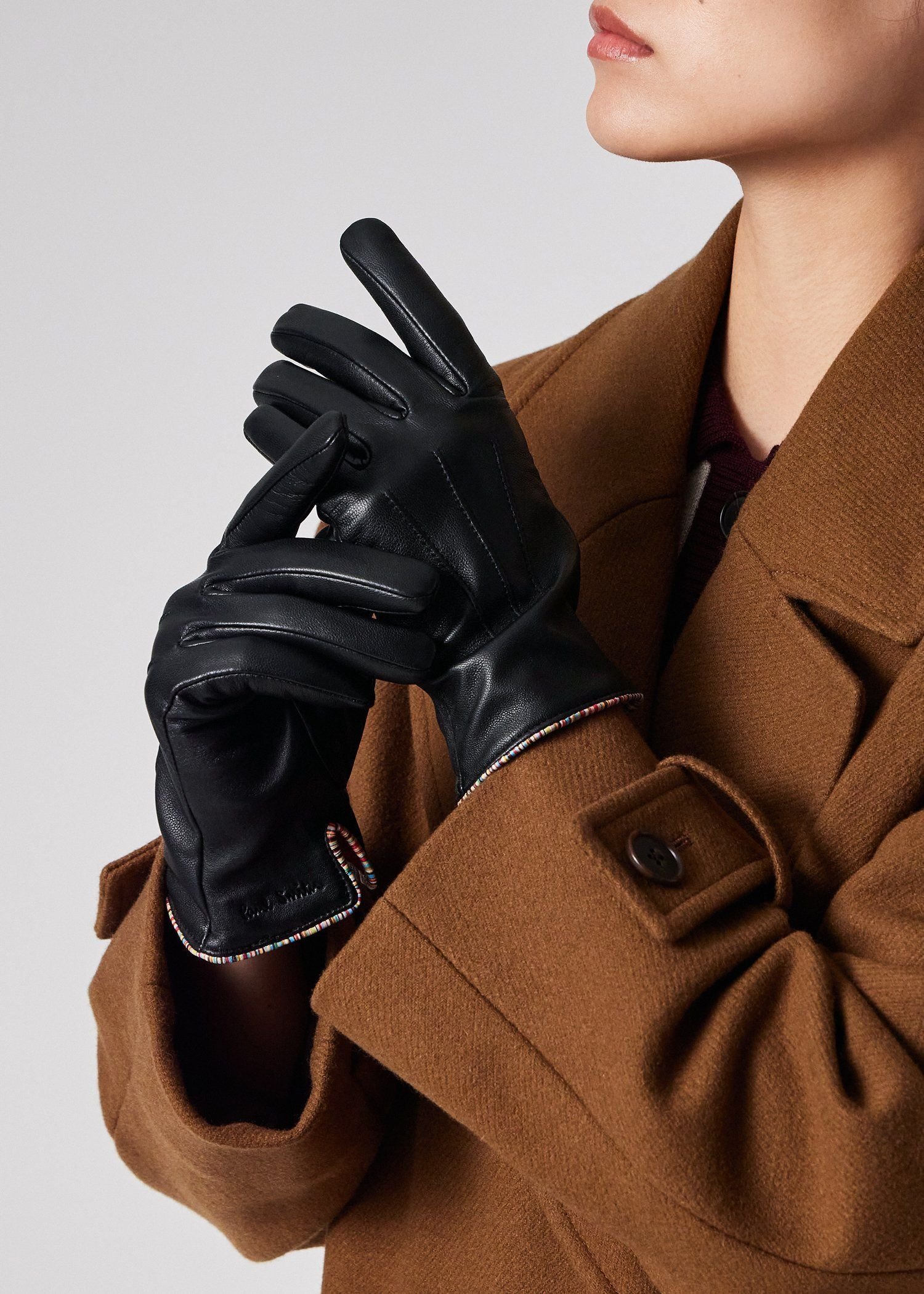 Paul Smith｜ウィメンズ シグネチャーストライプ パイピング グローブ