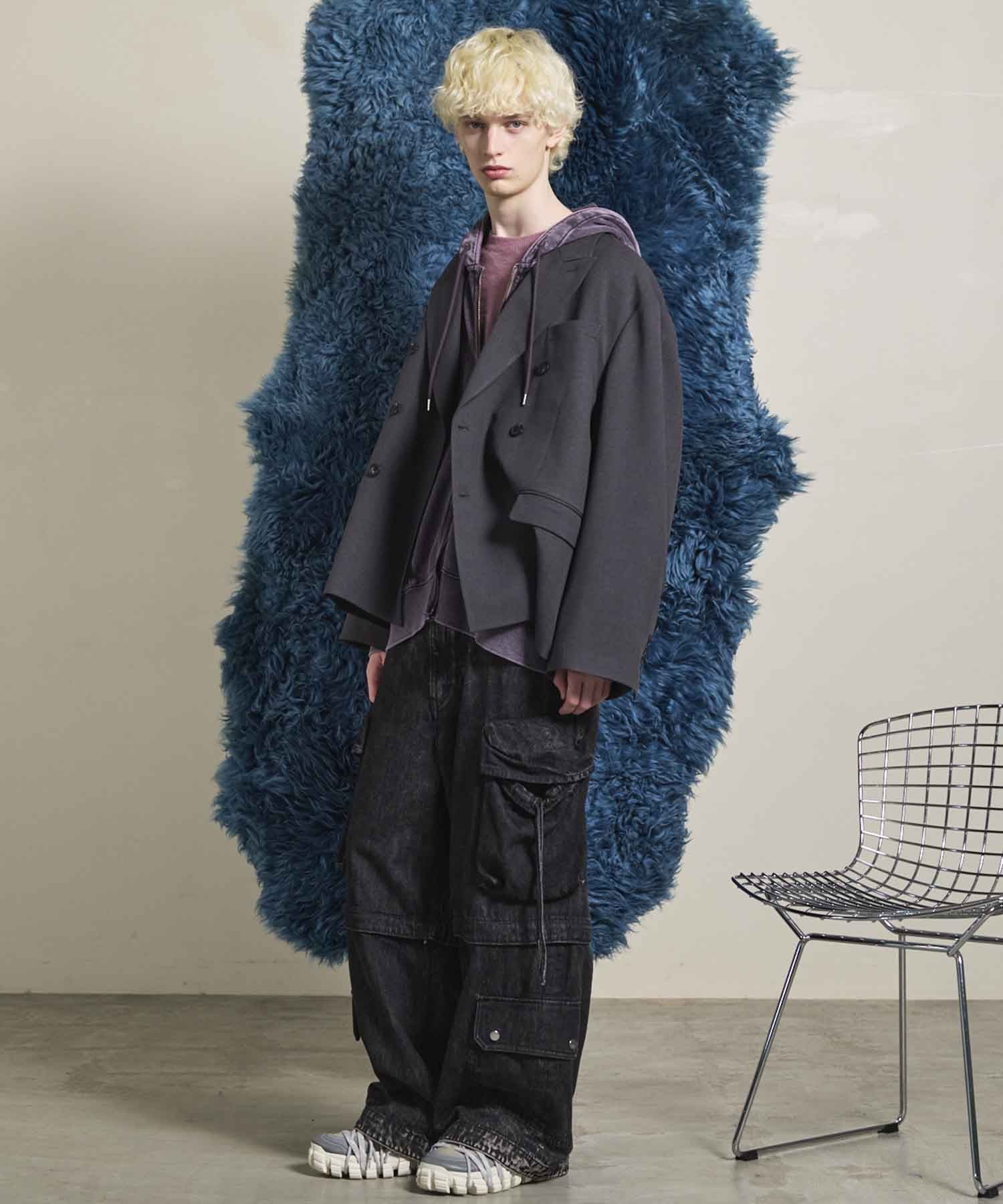 MAISON SPECIAL ダークグレー カーゴパンツ