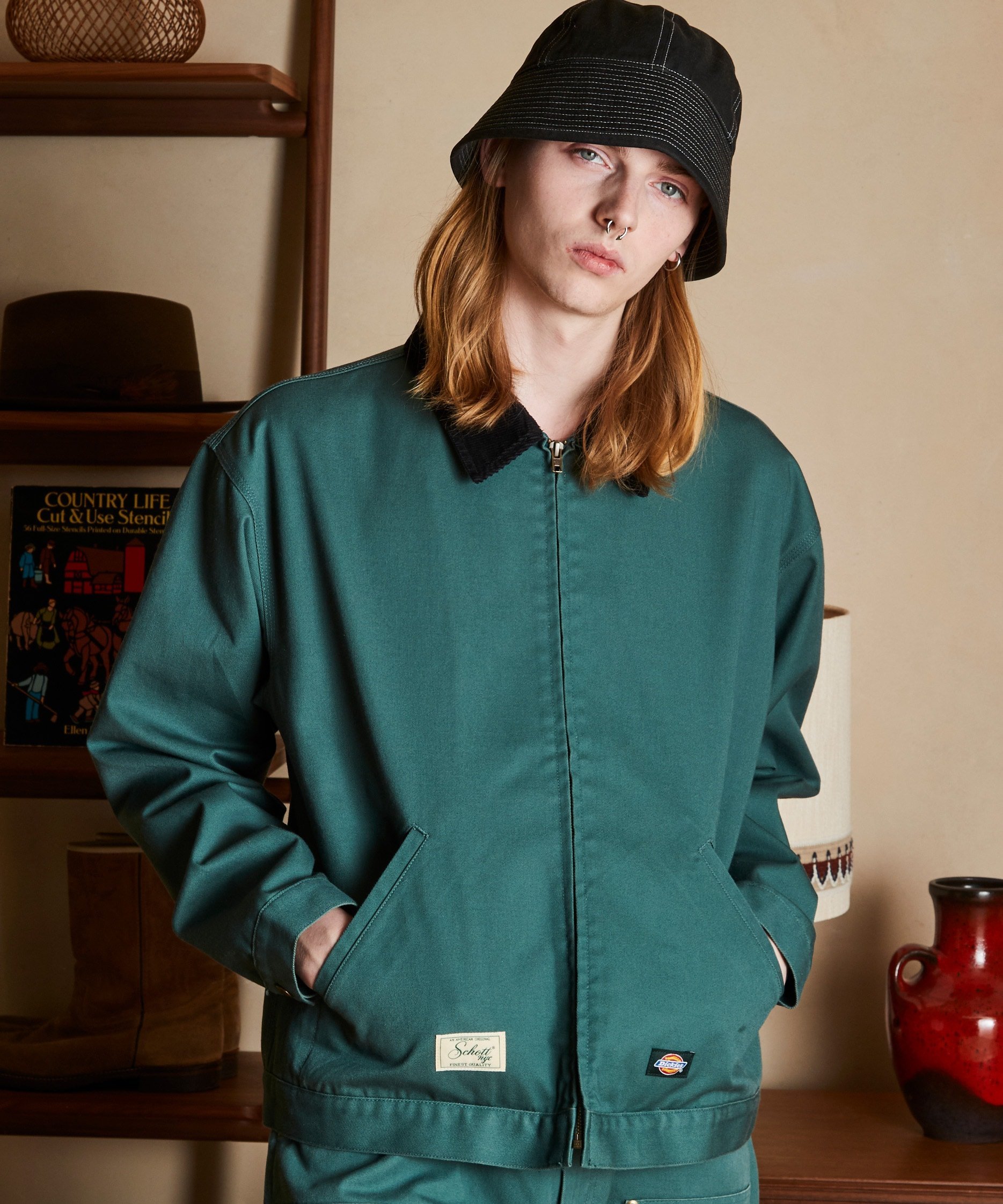 Schott｜×DICKIES/ディッキーズ/TC TWILL PAINTER JACKET/TCツイル