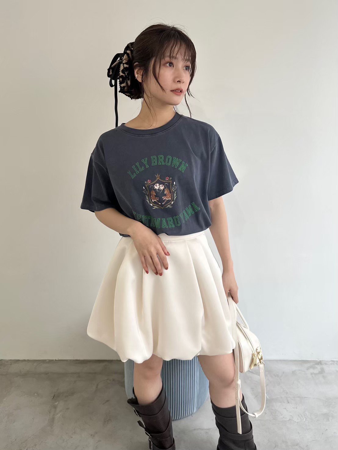 LILY BROWN｜バルーンミニスカート | Rakuten Fashion(楽天