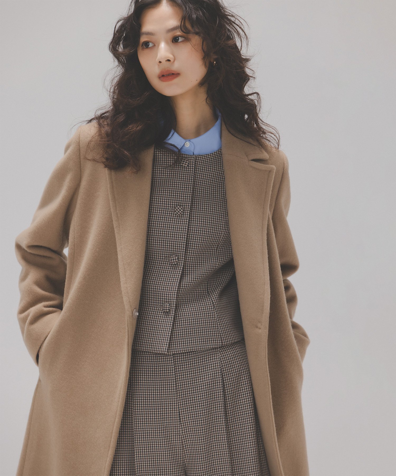 NATURAL BEAUTY BASIC｜テーラーベルテッドロングコート | Rakuten