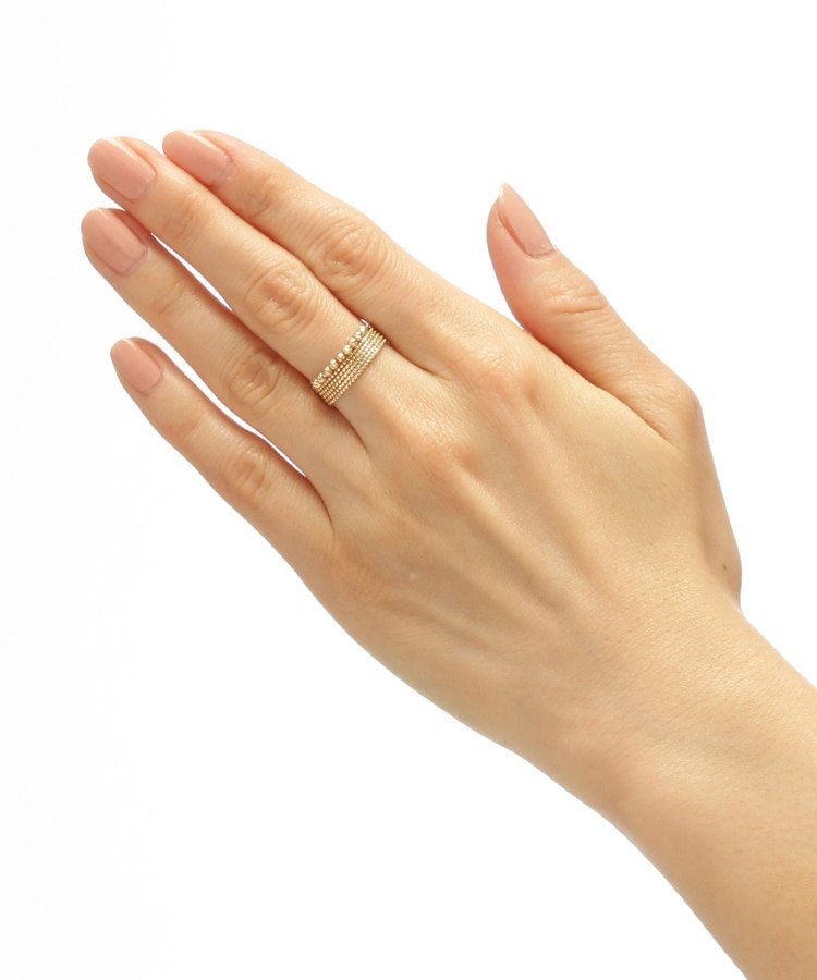 COCOSHNIK｜K10ハニー カットボール 形状記憶リング | Rakuten Fashion