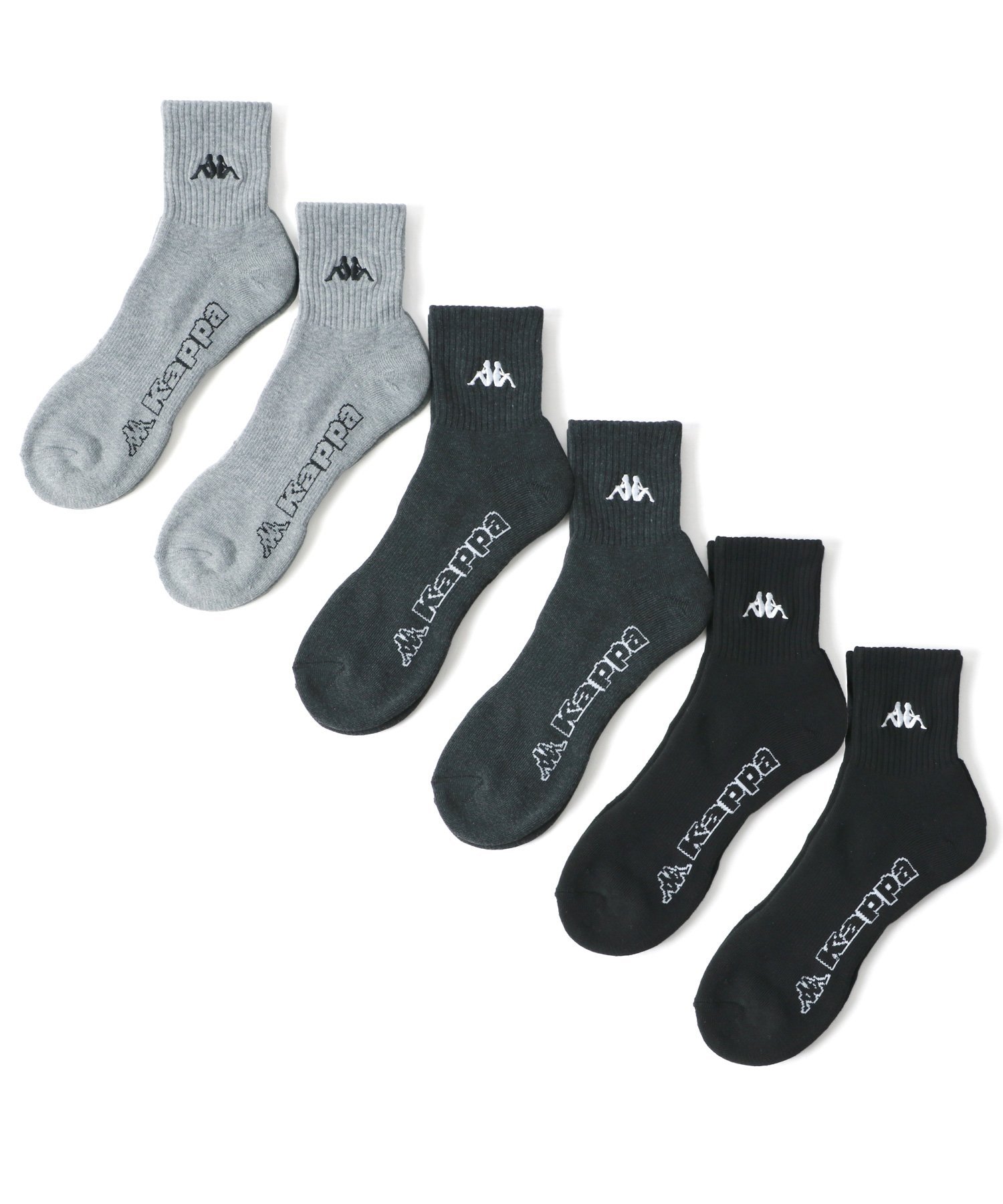 marukawa｜Kappa カッパ 靴下 大きいサイズ メンズ 抗菌防臭 6足組