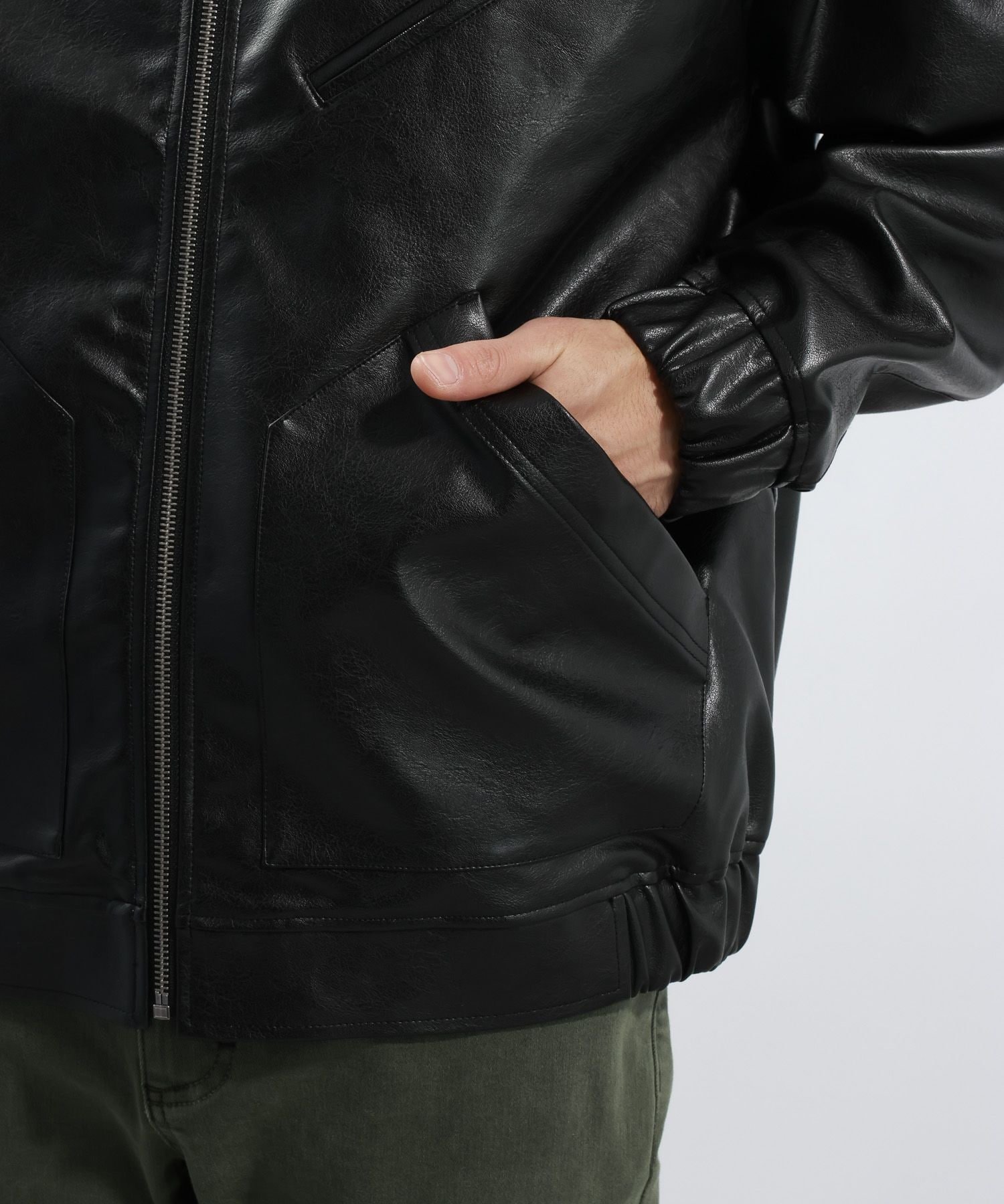 BAYFLOW｜フェイクレザージャケット | Rakuten Fashion(楽天