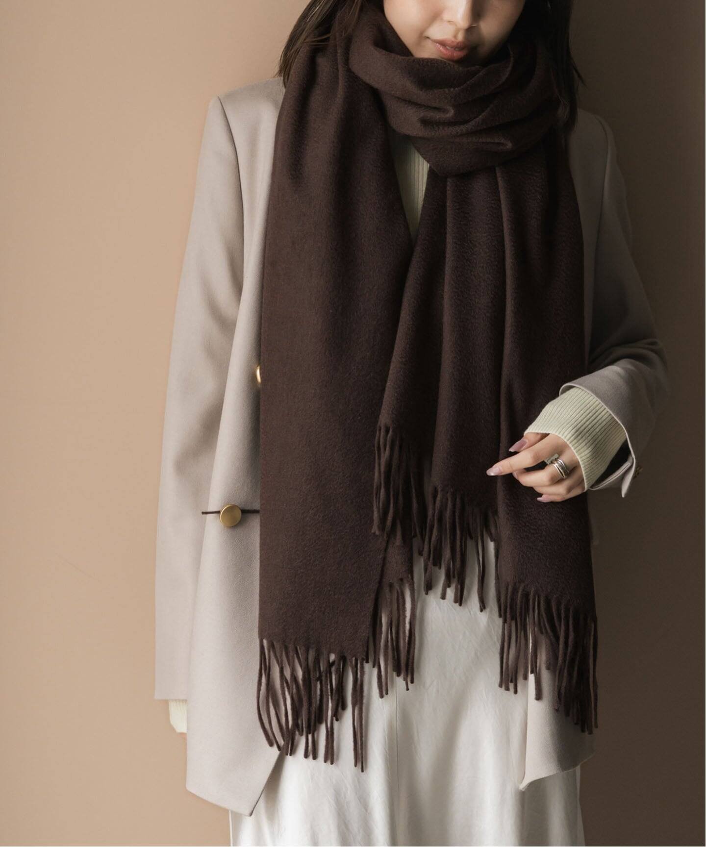 NOBLE｜《追加2》オリジナルカシミヤストール | Rakuten Fashion(楽天