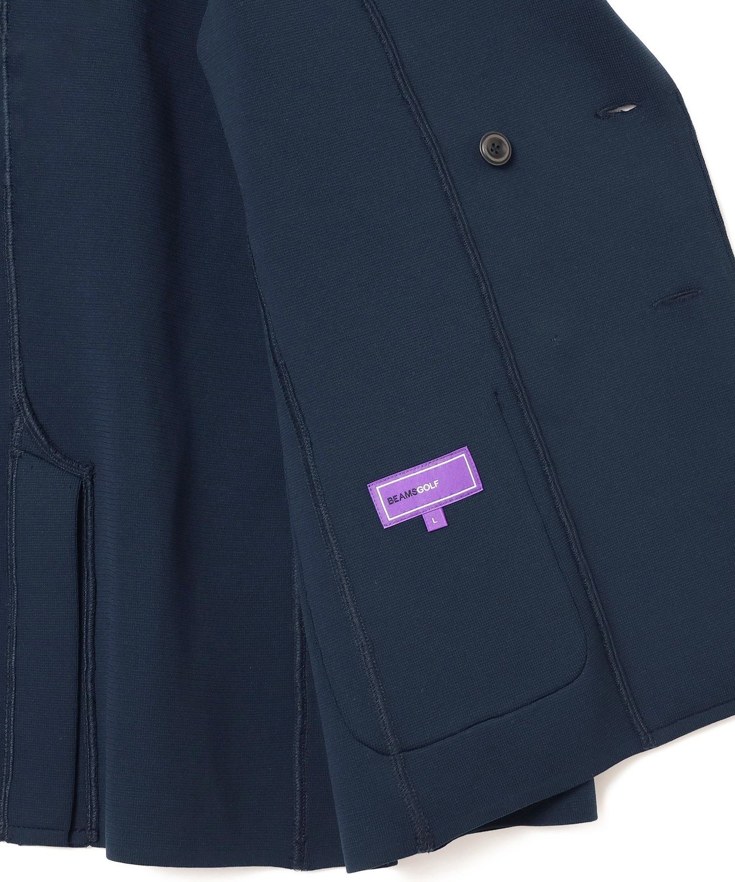 BEAMS GOLF｜PURPLE LABEL / ミラノリブ ニット ダブルジャケット