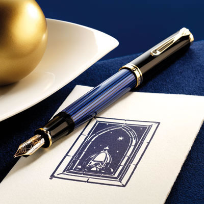 ペリカン スーベレーン800 M800 [ブルー縞] (万年筆) 価格比較 - 価格.com