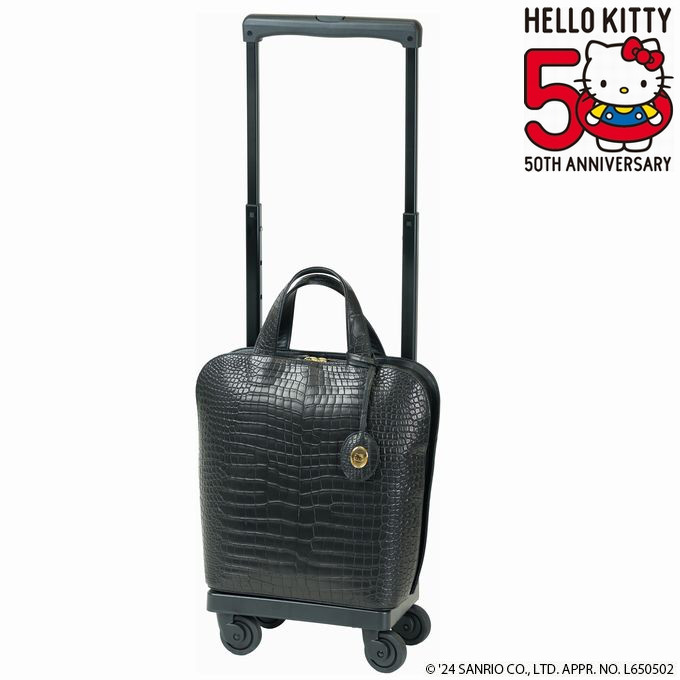 ✳️ SWANY スワニー キャリーバッグ クロコ 型押し 2way レッド