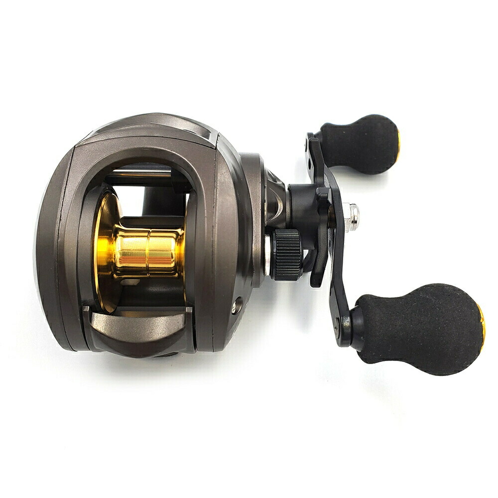 丸型ベイトリール BULS1510C 右ハンドル グリーン・ゴールド ベイト