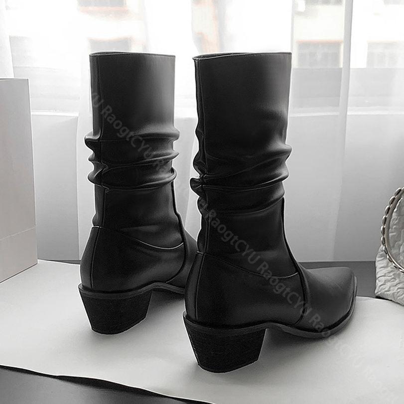 1000円OFFクーポン くしゅくしゅエンジニアブーツ ショートブーツ