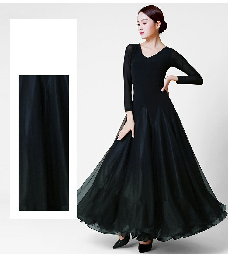 楽天市場】社交ダンス 衣装 モダンドレス ワルツダンス パーティー