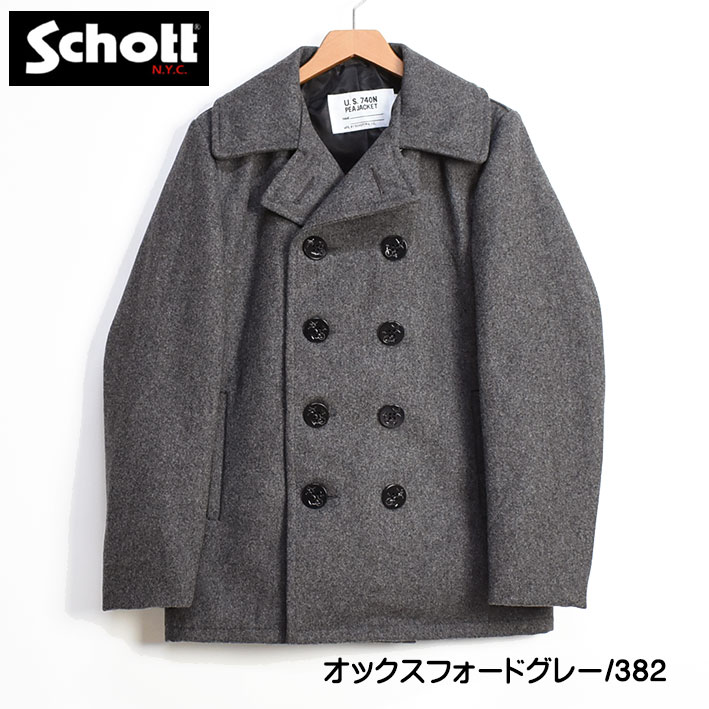 楽天市場】Schott ショット Pコート ピーコート ウール メルトン