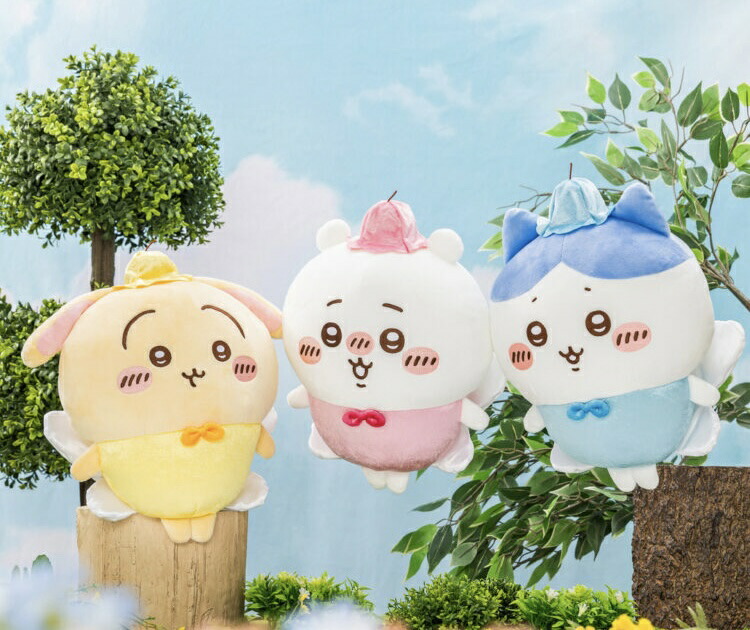 ちいかわ 討伐マスコット ぬいぐるみ うさぎ ハチワレ ちいかわ 3種×4