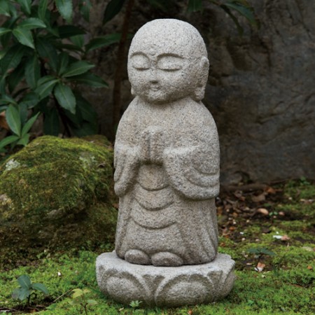 楽天市場】真壁 御影石 『 合掌地蔵 』 伝統工芸士 伝統工芸品産業奨励