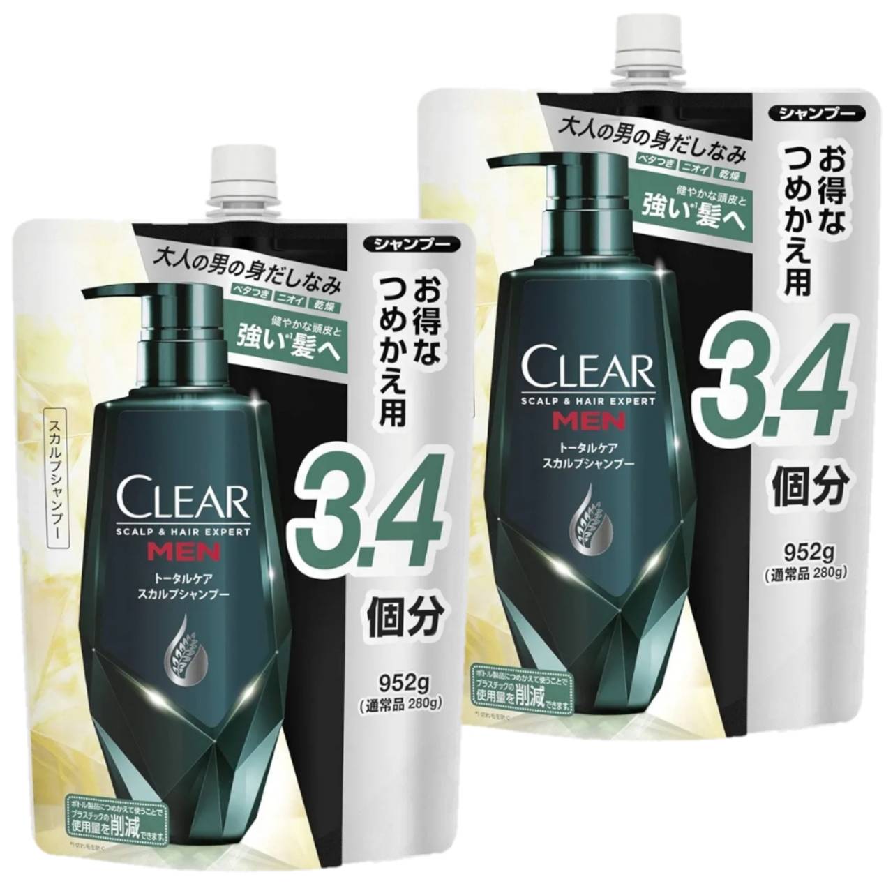 楽天市場】CLEAR クリア フォーメン トータルケア スカルプ シャンプー