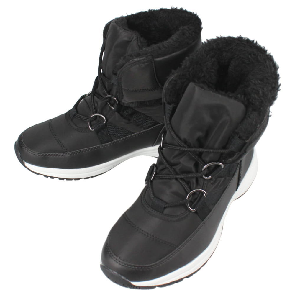 楽天市場】モズ moz ウィンターブーツ MZ-9800 ブラック【GHFF】 : す