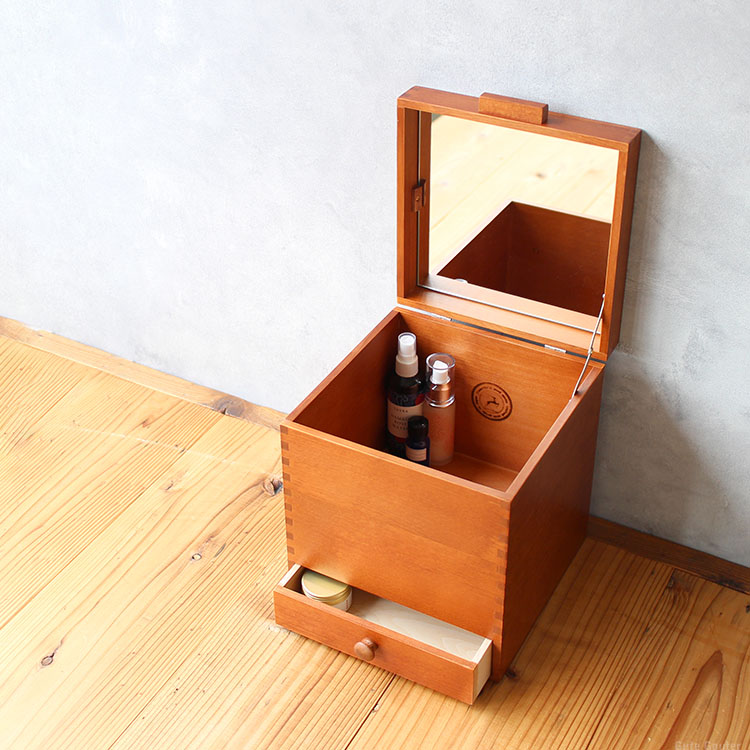楽天市場】倉敷意匠 ツガ材 化粧ボックス メイクボックス 木製 化粧