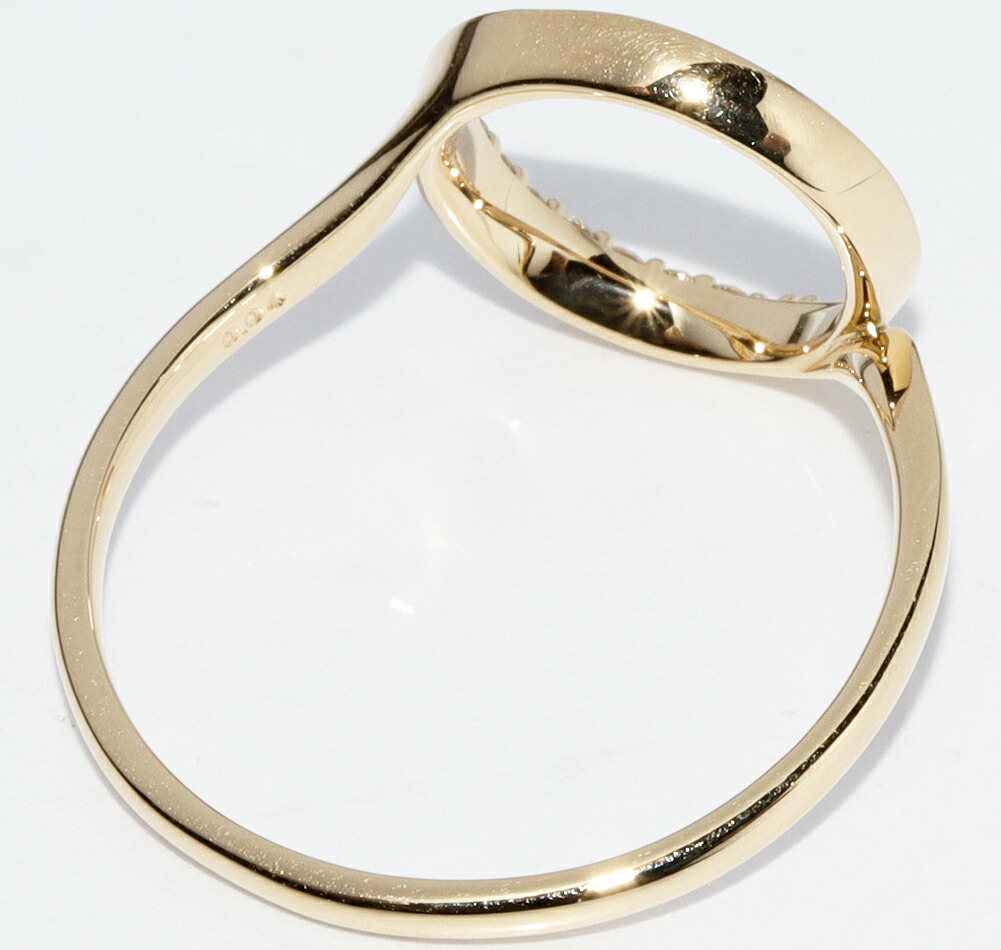 楽天市場】スタージュエリー 指輪 K18YG ダイヤ0.04ct サークルムーン